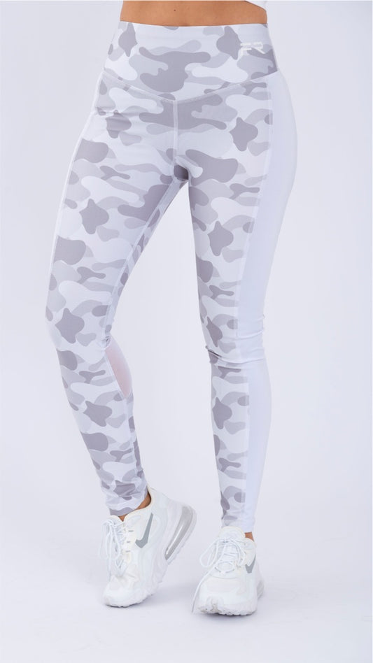 LEGGING DEPORTIVO COLOMBIANO MARCA FIBER MILITAR GRIS