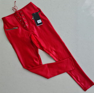 LEGGING CASUAL EFECTO CUERO GLOSSY