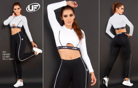 TOP DEPORTIVO UF SPORT BLANCO